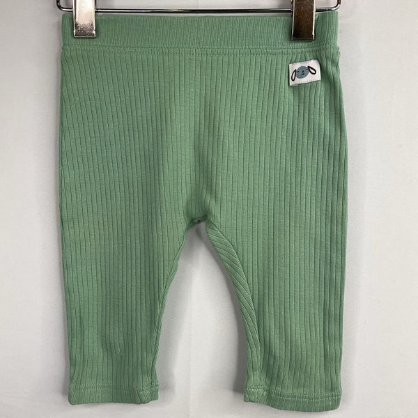 Size 9m: M&S Green Ribbed Cozy Pants