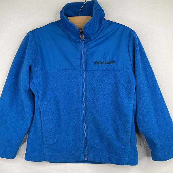 Size 4-5: Columbia Blue Fleece Zip-Up Coat