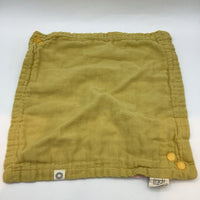 Indi Yellow Muslin Bandana Bib