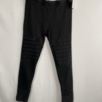 Size 7: Tucker + Tate Black Moto Leggings REDUCED