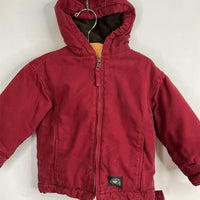 Size 2: Key Polar King Red Fleece Lined Hooded Coat REDUCED