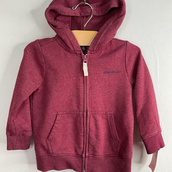 Size 2: Eddie Bauer Purple Heathered Zip-Up Hoodie