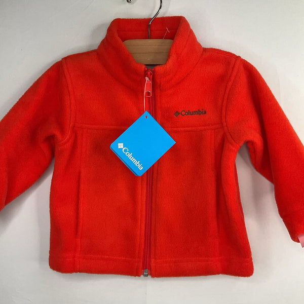 Size 2: Columbia Bright Red Fleece Zip-Up Coat New w/ Tags