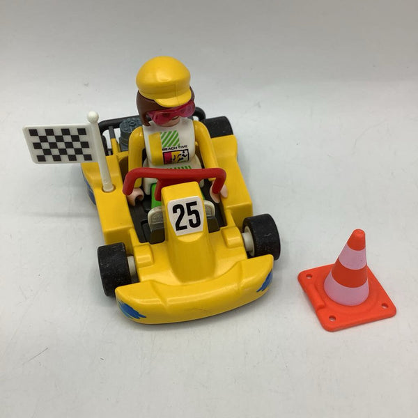 Playmobil Yellow Go-Kart/Figurine