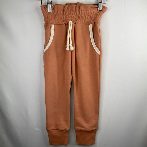 Size 4-5: Run About Orange/White Trim Sweatpants