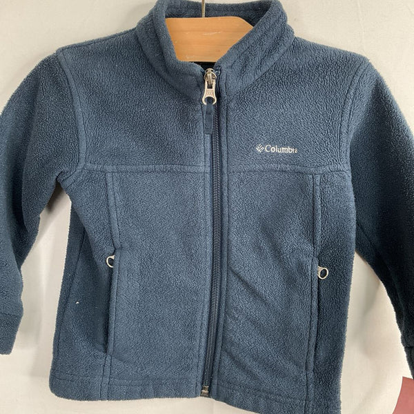 SIze 2: Columbia Navy Fleece Zip-Up Coat REDUCED