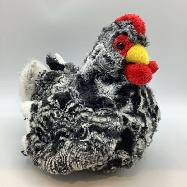 Douglas Black/White Hen Plush