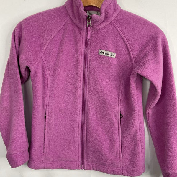 Size 7-8: Columbia Purple Fleece Zip-Up Coat REDUCED