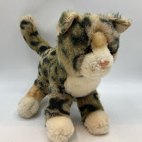 Douglas Brown/Black Spotted Kitty Plush