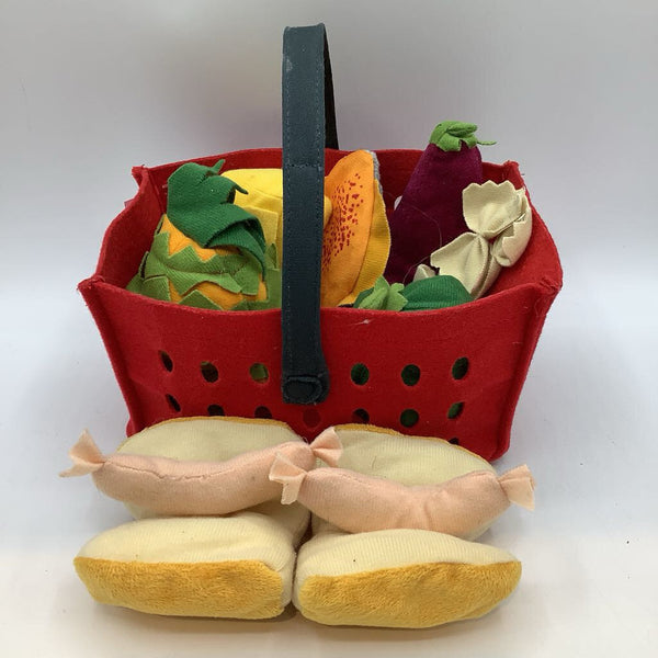 Ikea Felt Shopping Basket/Food