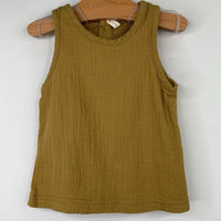 Size 12-18m: Quincy Mae Yellow Muslin Tank Dress