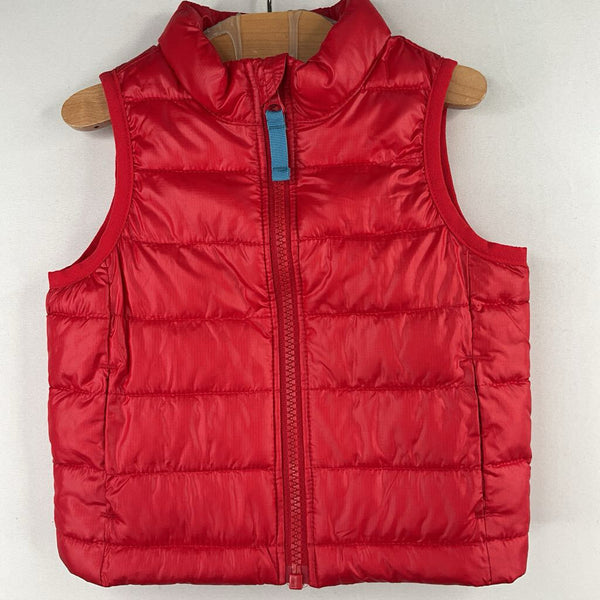 Size 12-18m: Primary Red Poly Fill Puffer Vest NEW w/ Tags