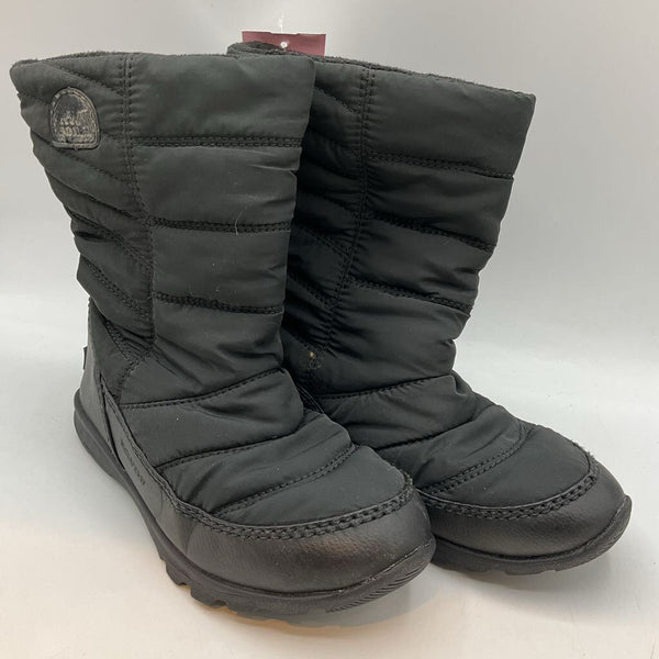 Size 13: Sorel Black Fleece Lined Pull-On Winter Boots