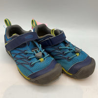 Size 12: Keen Blue/Green Trim Velcro/Toggle Sneakers