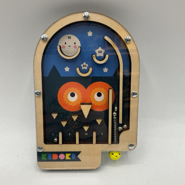 Kidoki Night Owl Wooden Pinball Toy