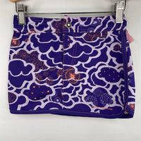 Size 4: Columbia Purple/Orange Clouds Omni-Shade Skirt