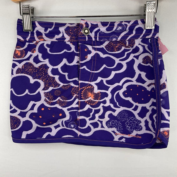 Size 4: Columbia Purple/Orange Clouds Omni-Shade Skirt