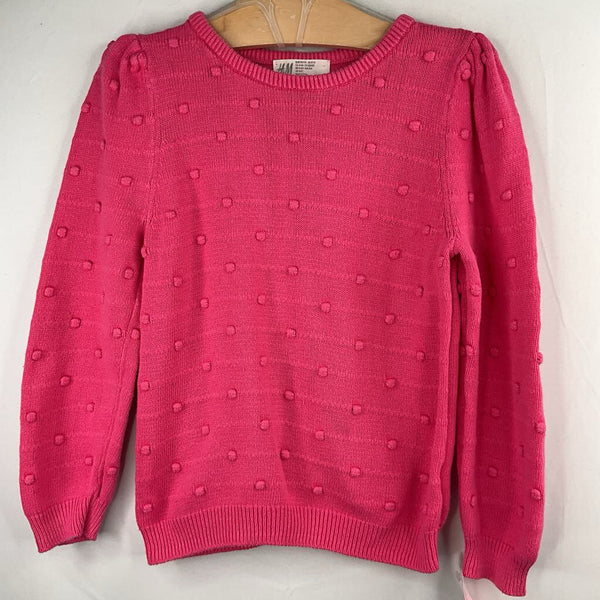 Size 5-6: H&M Pink Dot Knit Sweater