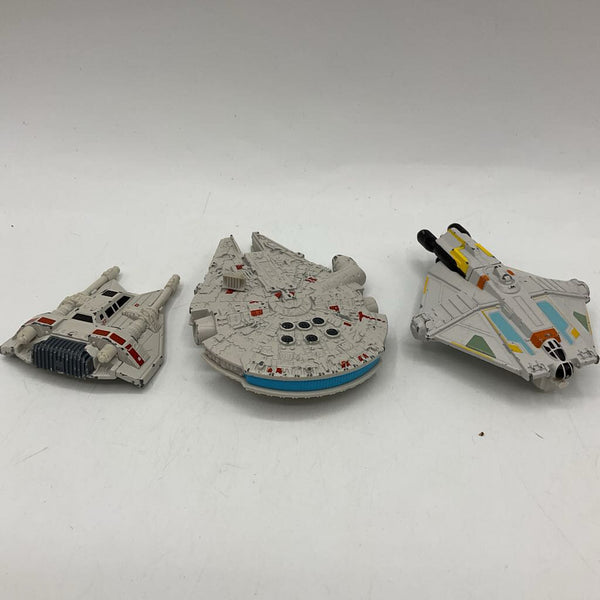 3pc Mini Star Wars Ship Figurines