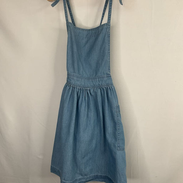 Size 6-7: Crewcuts Blue Chambray Strappy Dress