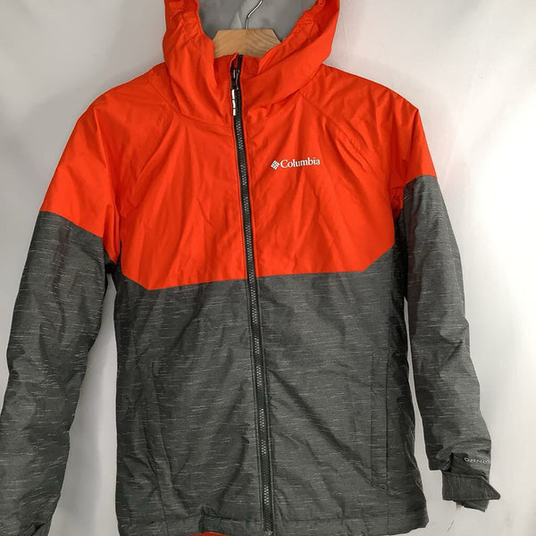 Size 10-12: Columbia Orange/Grey Omni Insulated Heat Coat