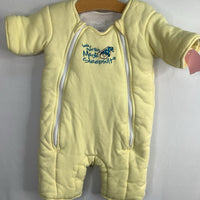 Size 6-9m (L): Baby Merlin Yellow Magic Sleepsuit