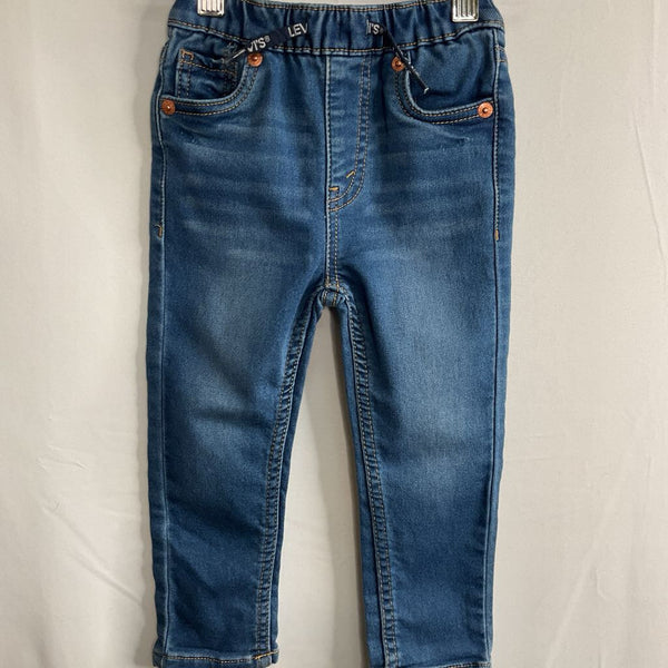 Size 2: Levi's Blue Drawstring Jeans