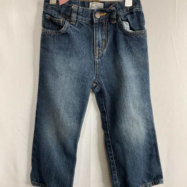 Size 3: The Children's Place Blue Adjustable Bootcut Jeans