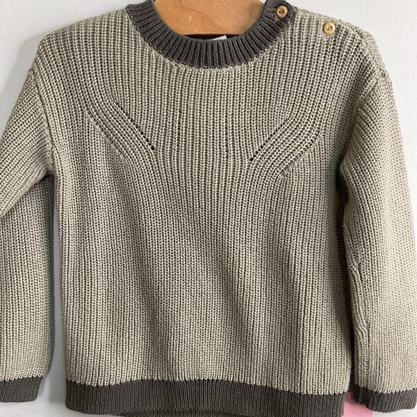 Size 3: H&M Two Tone Grey Sweater