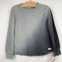 Size 6-7: Gap Grey Ombre Waffle Knit Long Sleeve Shirt