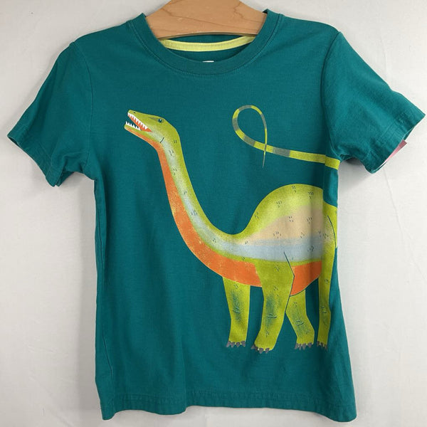 Size 6: Tea Green/Orange Dino T-Shirt