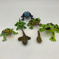 Bag of Assorted Frog Figurines