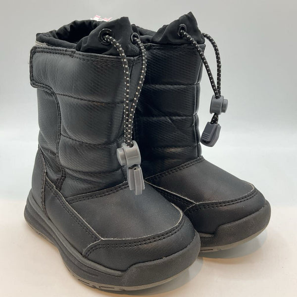 Size 6: Land's End Black Toggle Snow Boots