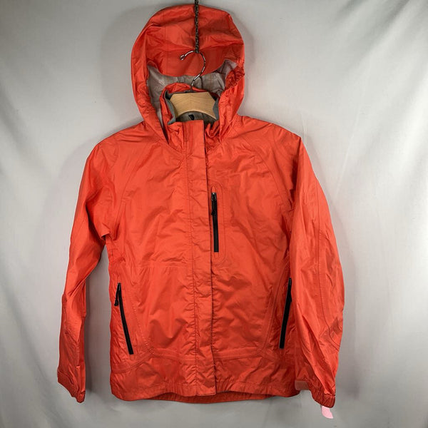 Size 10-12: REI Orange Lined Rain Coat REDUCED