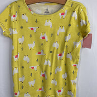 Size 10: Gap Yellow/Llama + Cactus Short Sleeve 2pc PJs