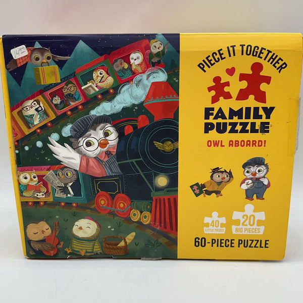 Piece It Together 60pc Owl Aboard Puzzle