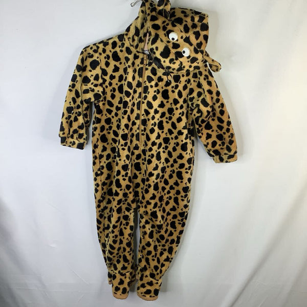 Size 2: Le-Top Brown/Black Leopard Print 1pc Costume
