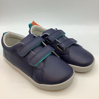 Size 13.5: Ten Little Navy Velcro Strap Sneakers NEW