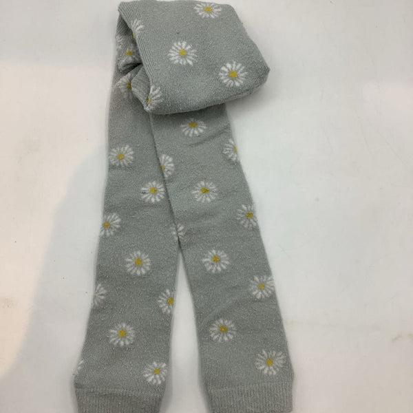 Size 12-24m: Rylee & Cru Grey/White Floral Tights
