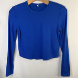 Size 10-12: Old Navy Blue Ribbed Long Sleeve Shirt