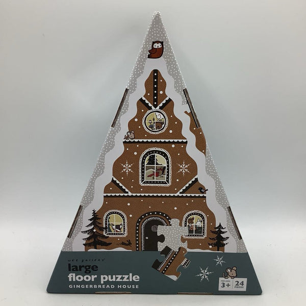 Wee Gallery 24pc Gingerbread House Puzzle