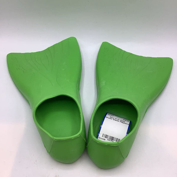 Size 8-11: Finis Green Swim Flippers