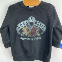 Size 3-6m: Guns n' Roses Black/Colorful Logo Sweatshirt