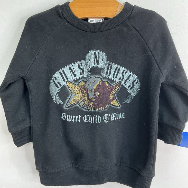 Size 3-6m: Guns n' Roses Black/Colorful Logo Sweatshirt