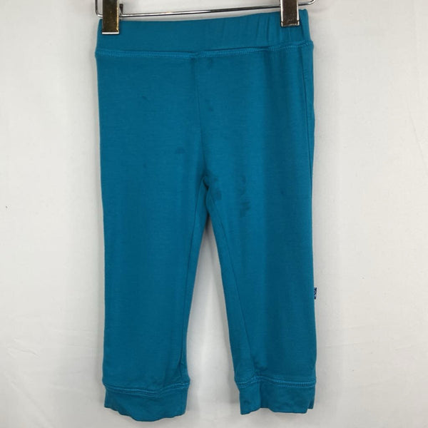 Size 6-12m: Kickee Pants Blue Bamboo Cozy Pants