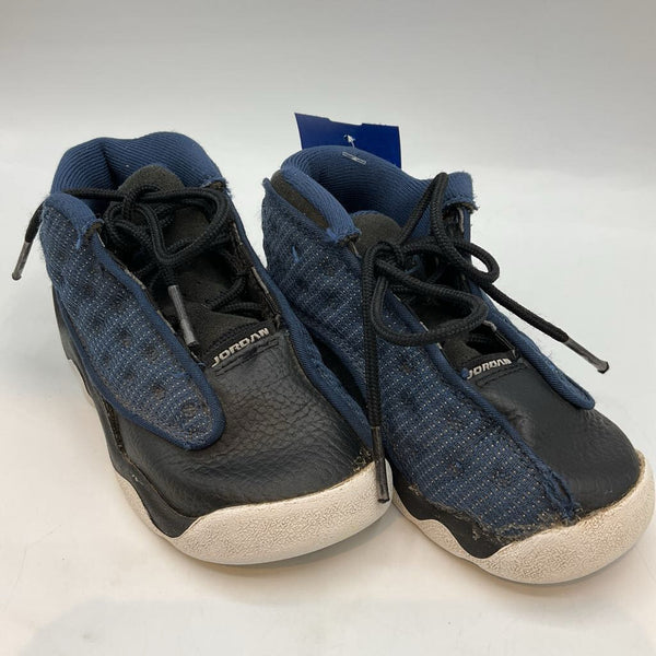 Size 8: Air Jordan Blue/Black Lace-Up Sneakers