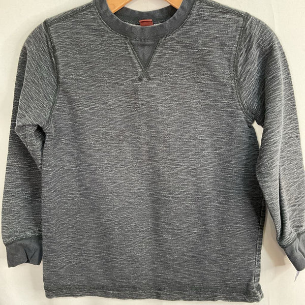 Size 8-10: Tea Dark Grey Heathered Long Sleeve Shirt