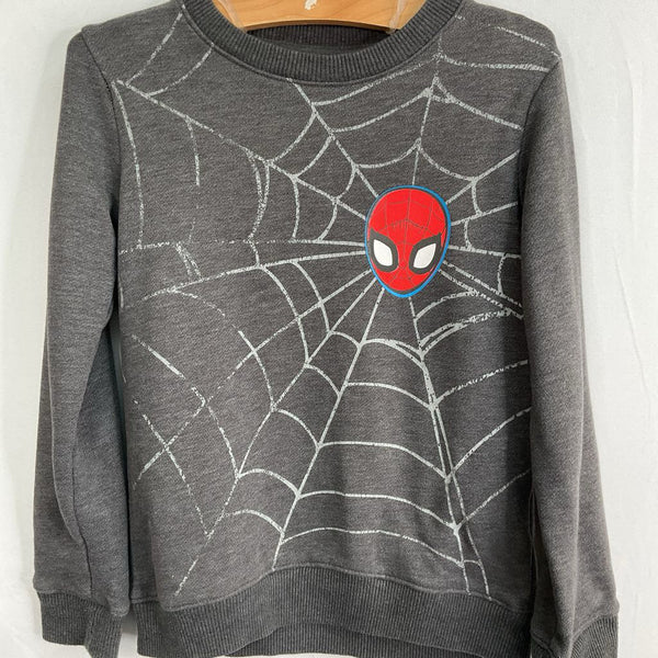 Size 5: Marvel Grey Spiderman Pullover Sweatshirt