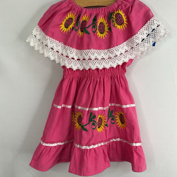 Size 12-18m: Pink Sunflower Dress