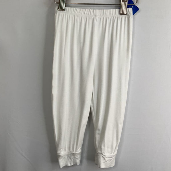 Size 6-12m: Kyte White Bamboo Cozy Pants